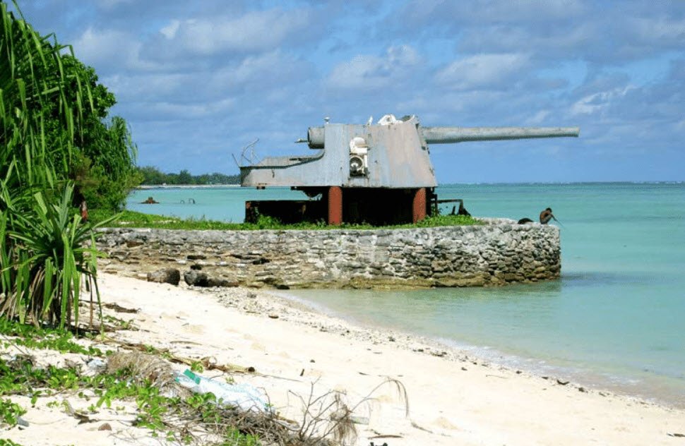 WWII Japanese Gun Emplacements, Betio, South Tarawa, Kiribati